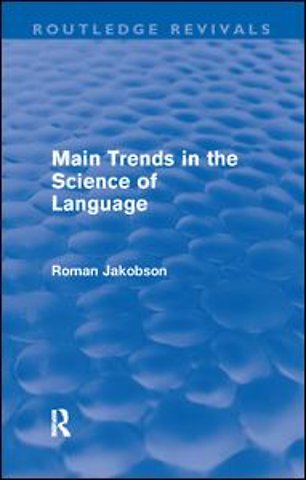 Main Trends in the Science of Language (Routledge Revivals)