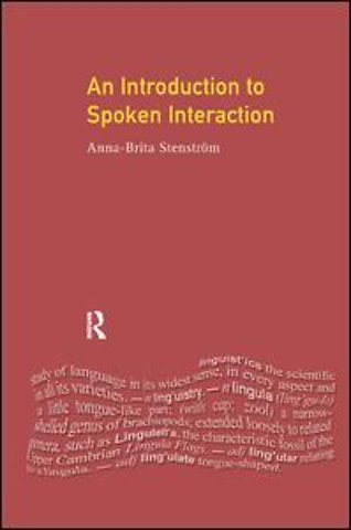 Introduction to Spoken Interaction, An