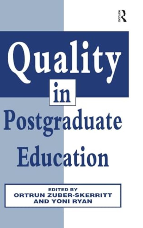 Quality in Postgraduate Education