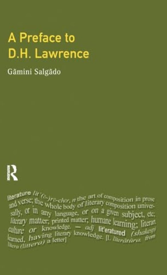 Preface to Lawrence
