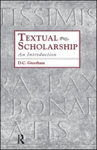 Textual Scholarship