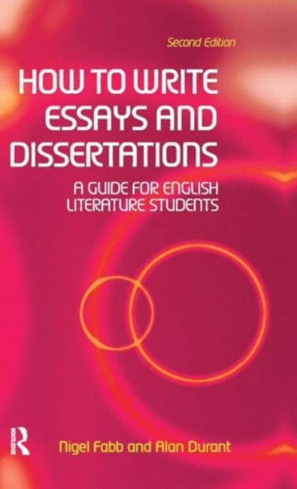 How to Write Essays and Dissertations