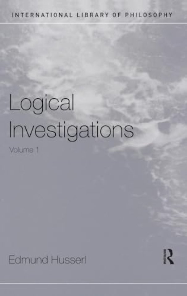 Logical Investigations Volume 1