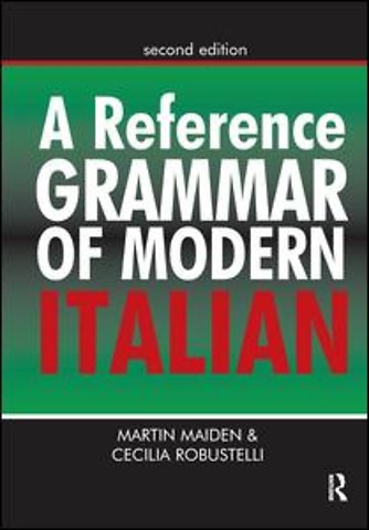 Reference Grammar of Modern Italian
