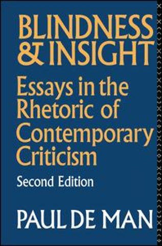 Blindness and Insight