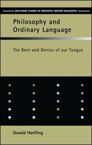 Philosophy and Ordinary Language