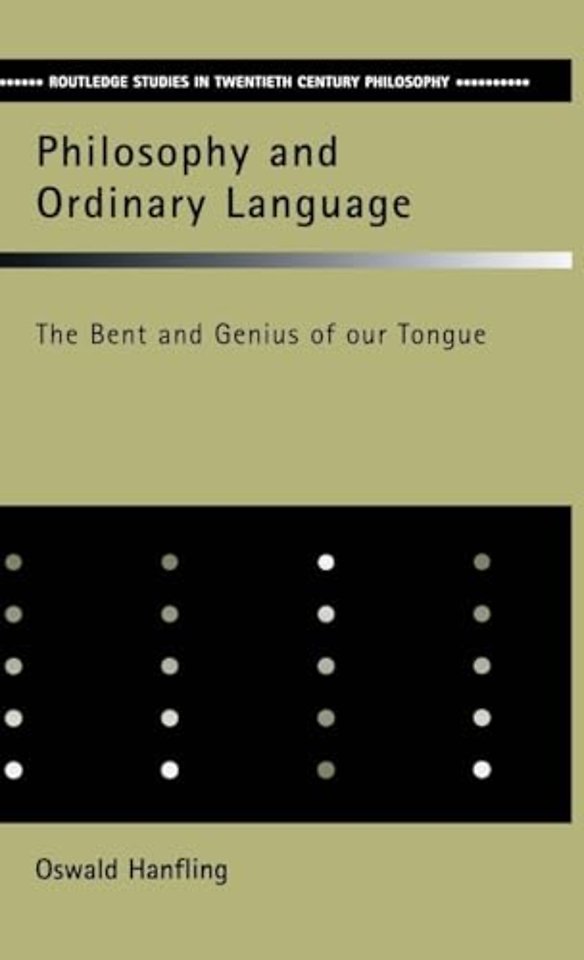 Philosophy and Ordinary Language