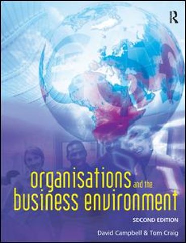 Organisations and the Business Environment