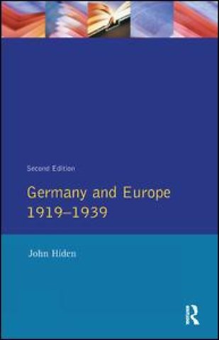 Germany and Europe 1919-1939