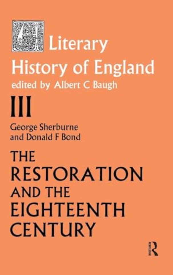 Literary History of England