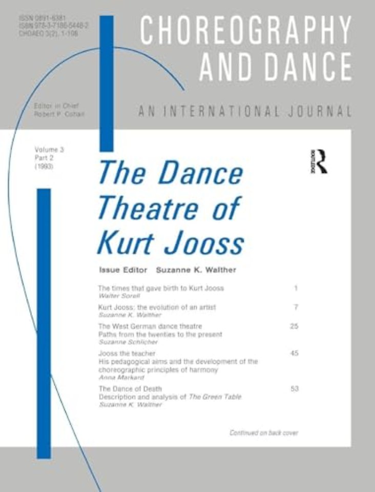 Dance Theatre of Kurt Jooss