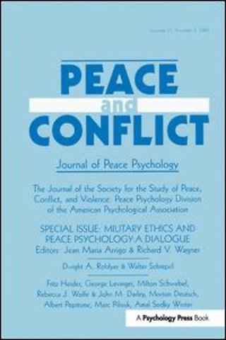 Military Ethics and Peace Psychology