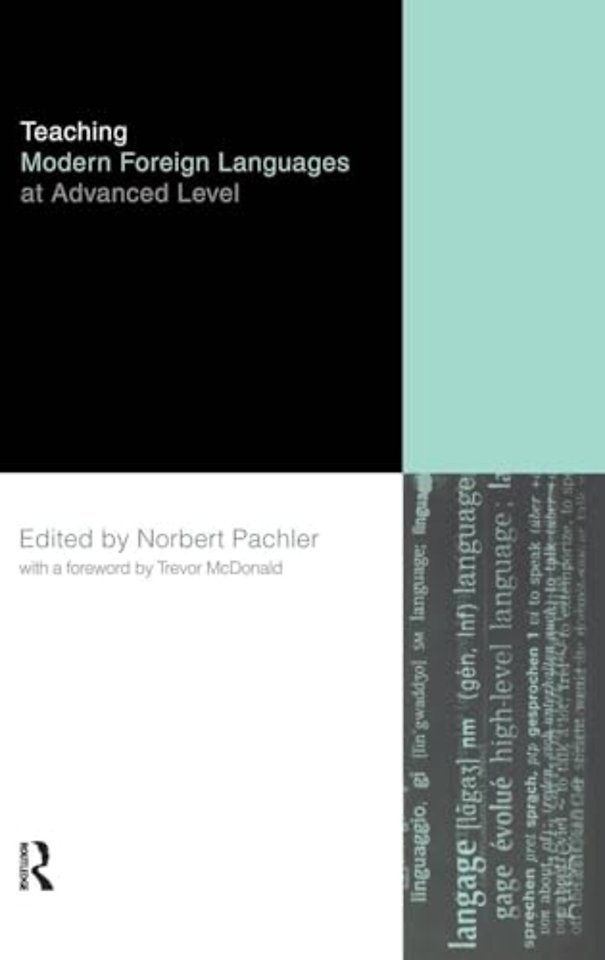 Teaching Modern Foreign Languages at Advanced Level