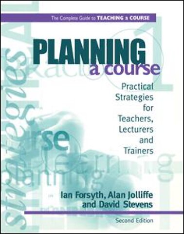 Planning a Course
