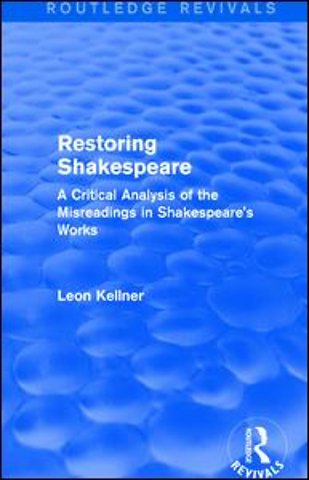 Restoring Shakespeare