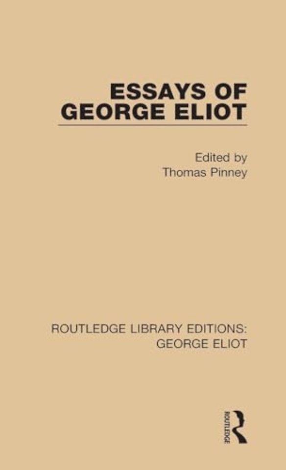 Essays of George Eliot