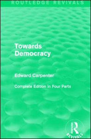 Towards Democracy