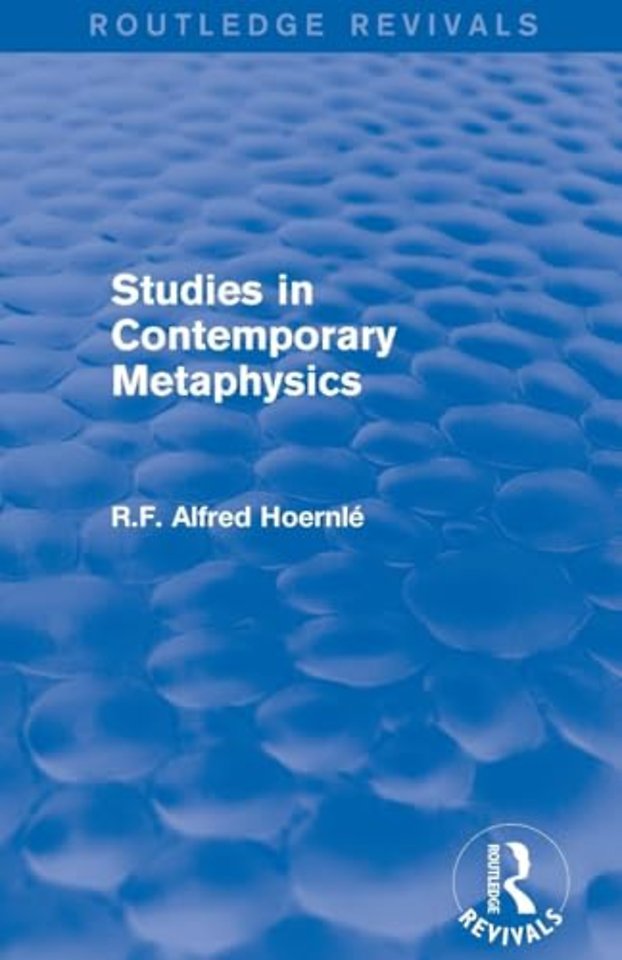 Studies in Contemporary Metaphysics