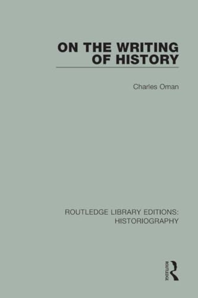 On the Writing of History