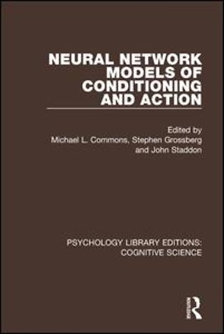 Neural Network Models of Conditioning and Action