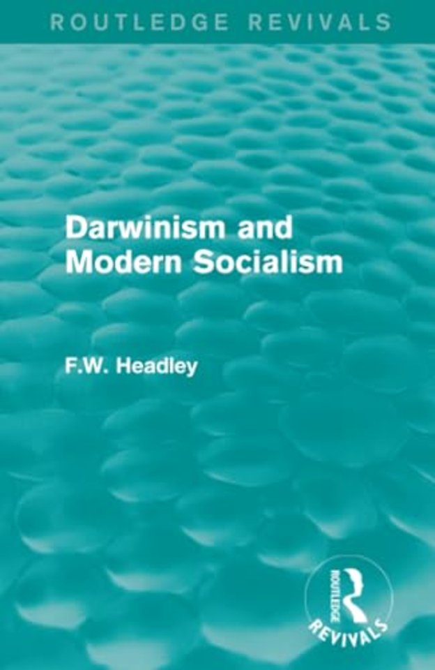 Darwinism and Modern Socialism