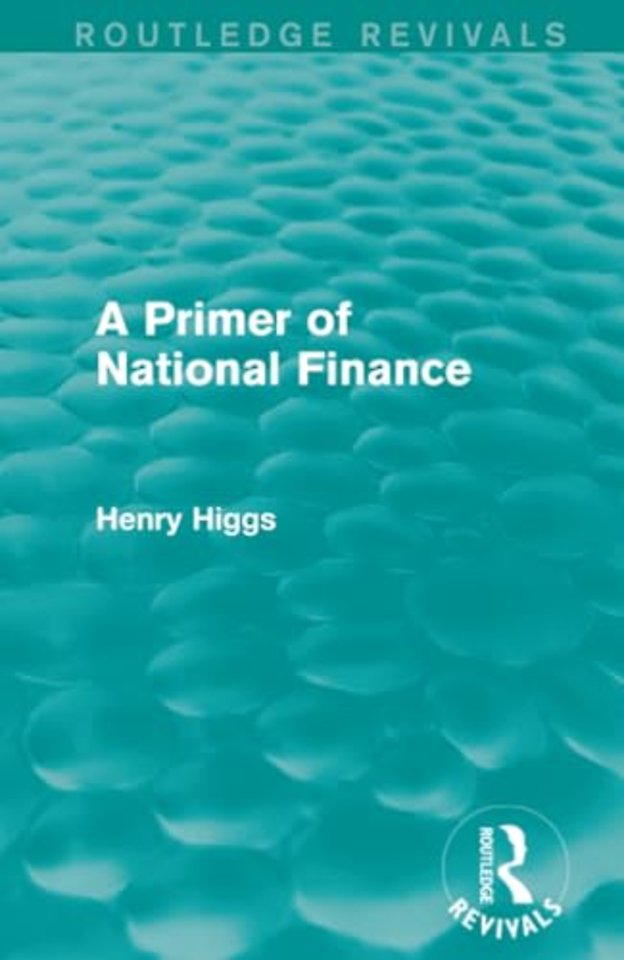 Primer of National Finance
