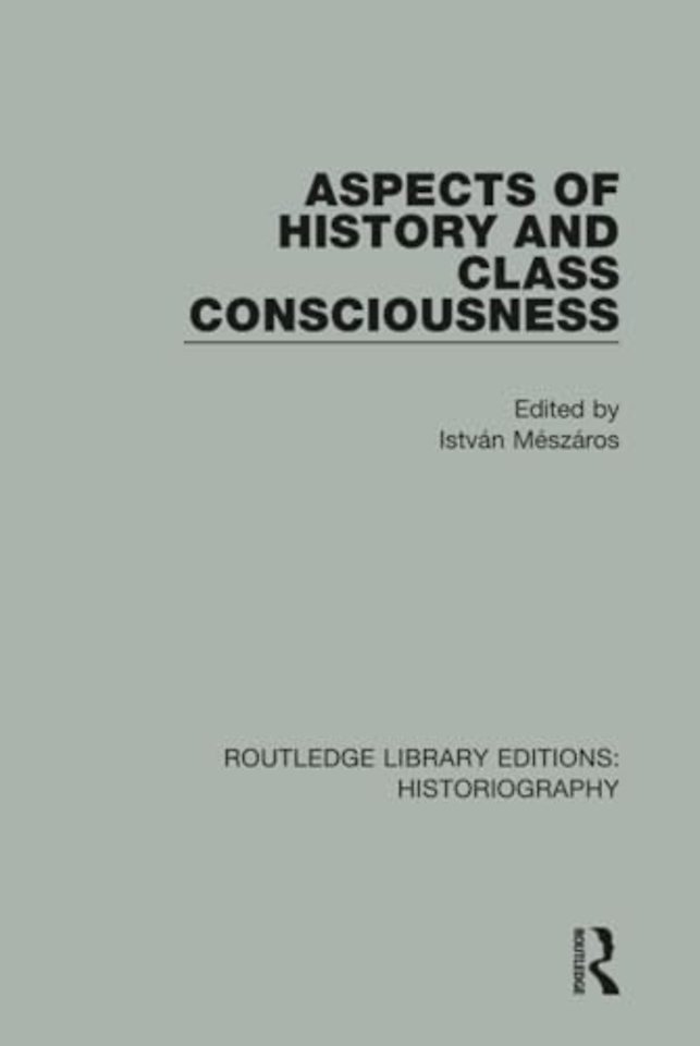 Aspects of History and Class Consciousness