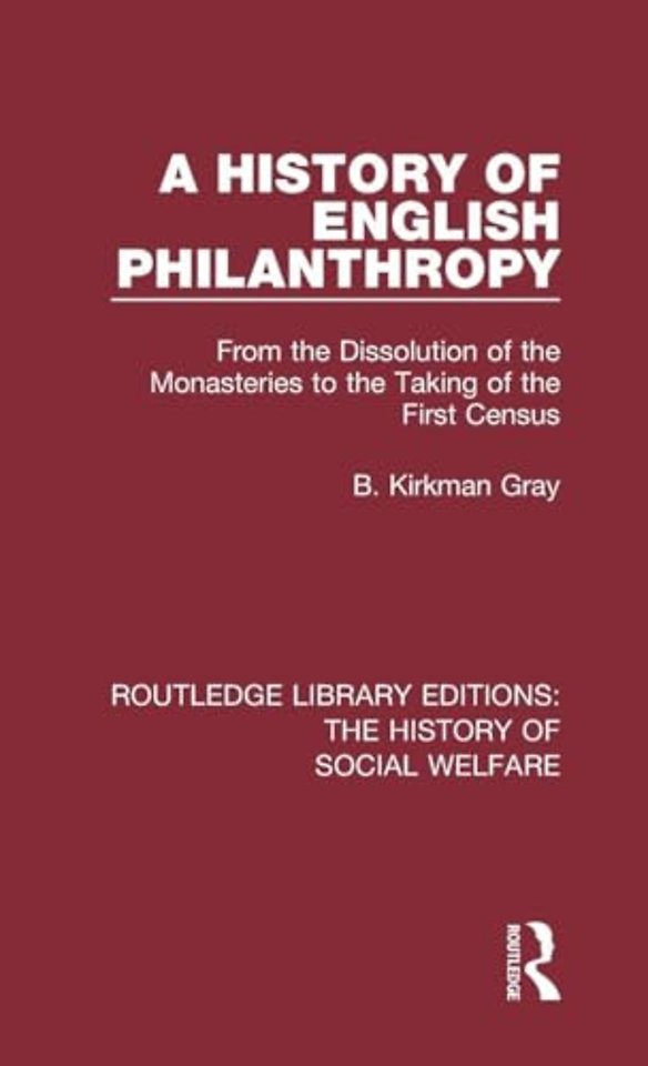 History of English Philanthropy