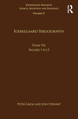 Volume 19, Tome VII: Kierkegaard Bibliography
