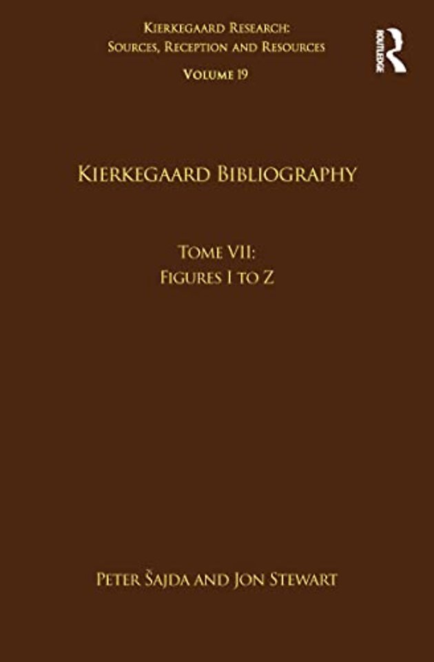 Volume 19, Tome VII: Kierkegaard Bibliography