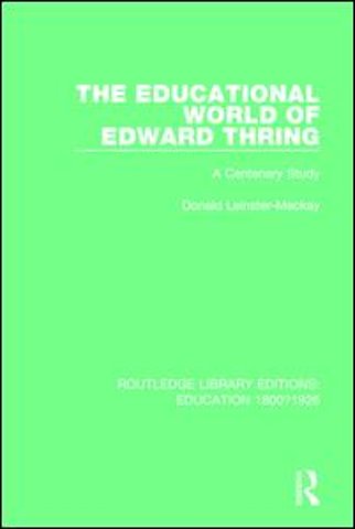 Educational World of Edward Thring
