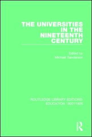 Universities in the Nineteenth Century