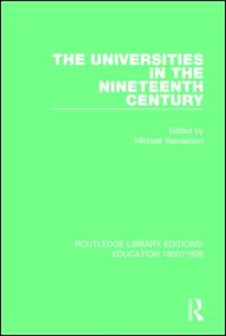 Universities in the Nineteenth Century