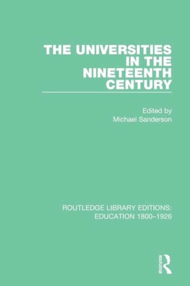 Universities in the Nineteenth Century