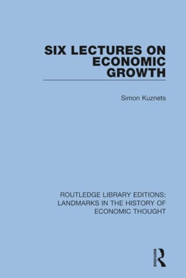 Six Lectures on Economic Growth