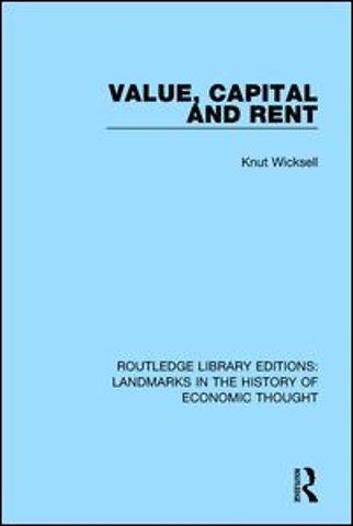 Value, Capital and Rent