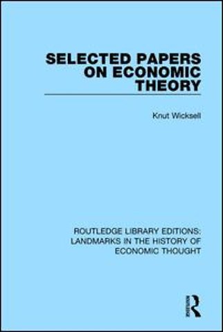 Selected Papers on Economic Theory