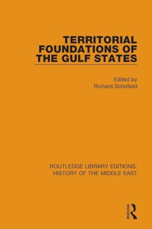 Territorial Foundations of the Gulf States