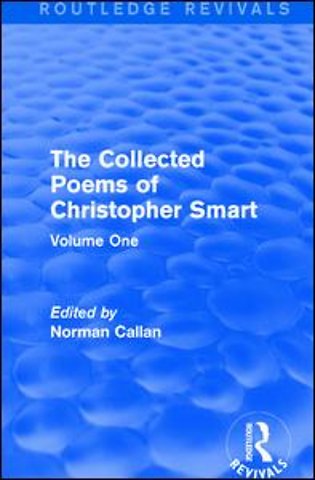 Routledge Revivals: The Collected Poems of Christopher Smart (1949)