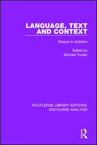 Language, Text and Context