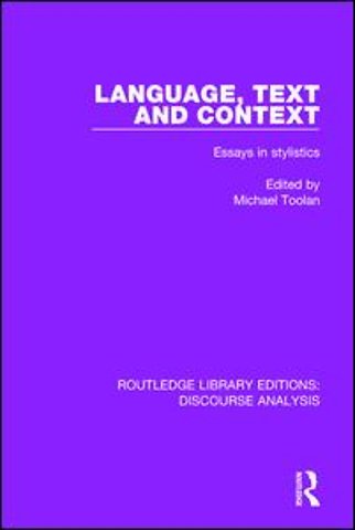 Language, Text and Context