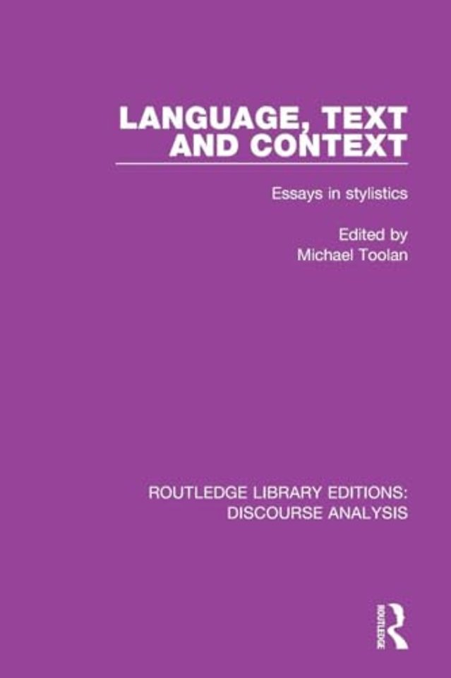Language, Text and Context