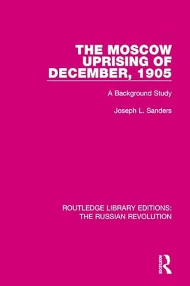 Moscow Uprising of December, 1905