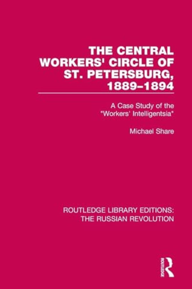 Central Workers' Circle of St. Petersburg, 1889-1894