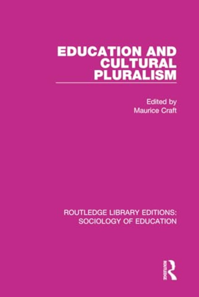 Education and Cultural Pluralism