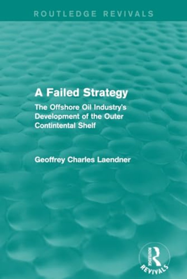 Routledge Revivals: A Failed Strategy (1993)