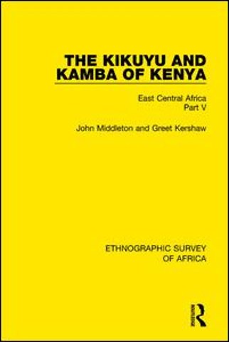 Kikuyu and Kamba of Kenya