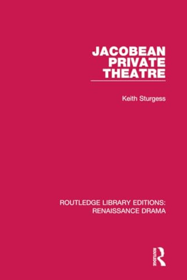 Jacobean Private Theatre