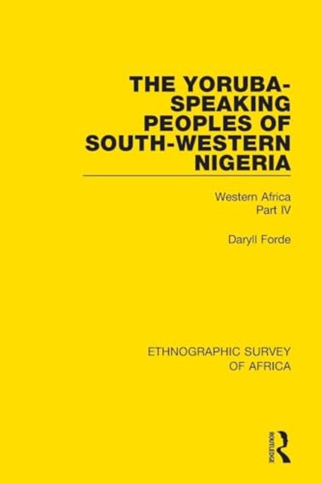 Yoruba-Speaking Peoples of South-Western Nigeria