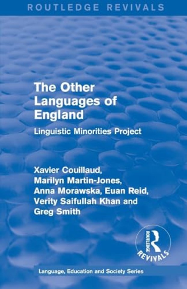 Routledge Revivals: The Other Languages of England (1985)